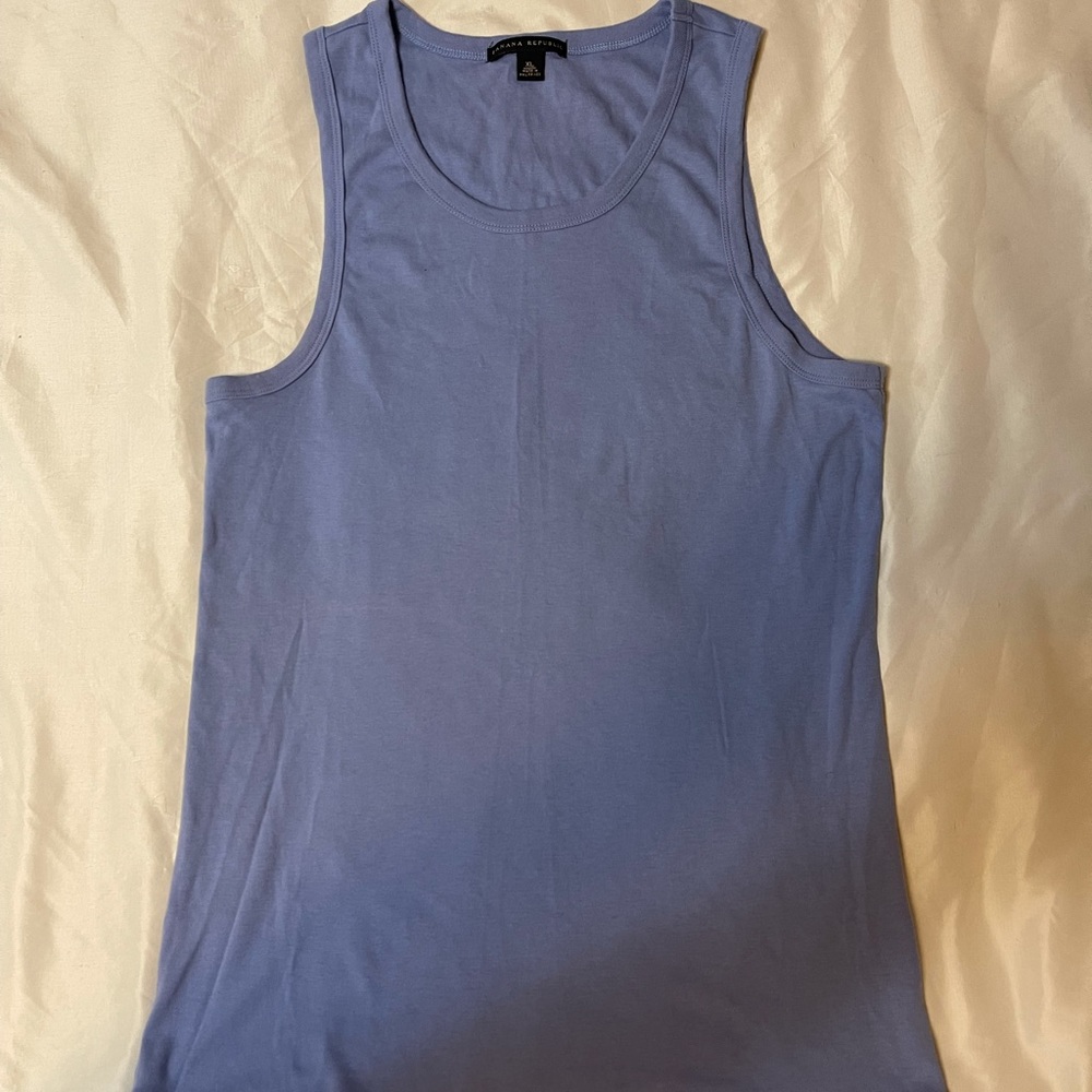 Banana Republic, Light Blue tank T-Shirt XL